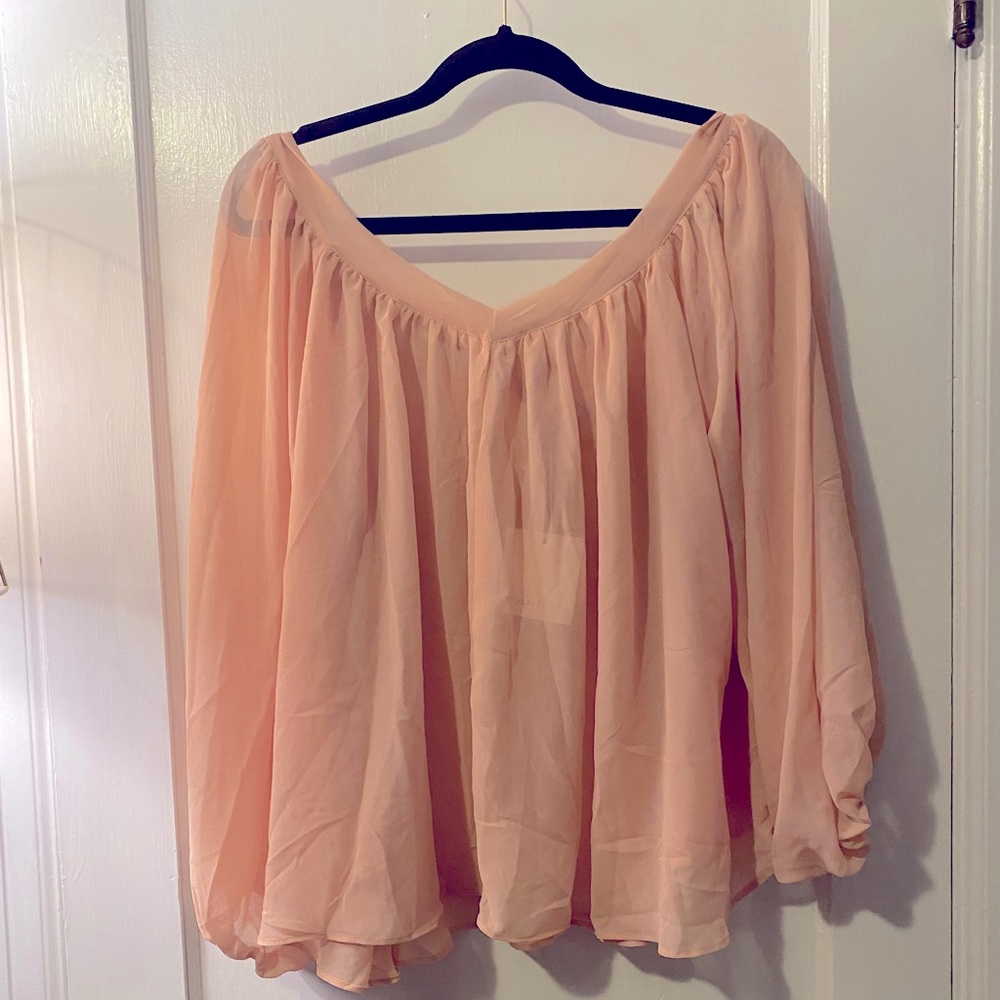 Light pink/peach long sleeve
